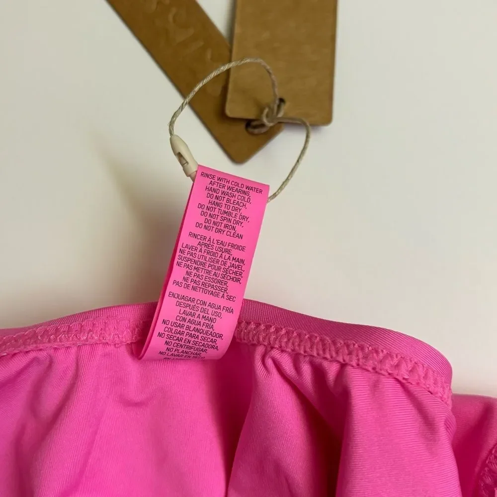 Skims Swim Scoop Neck One Piece Plus Size Swimsuit - Taffy - 4x - NWT